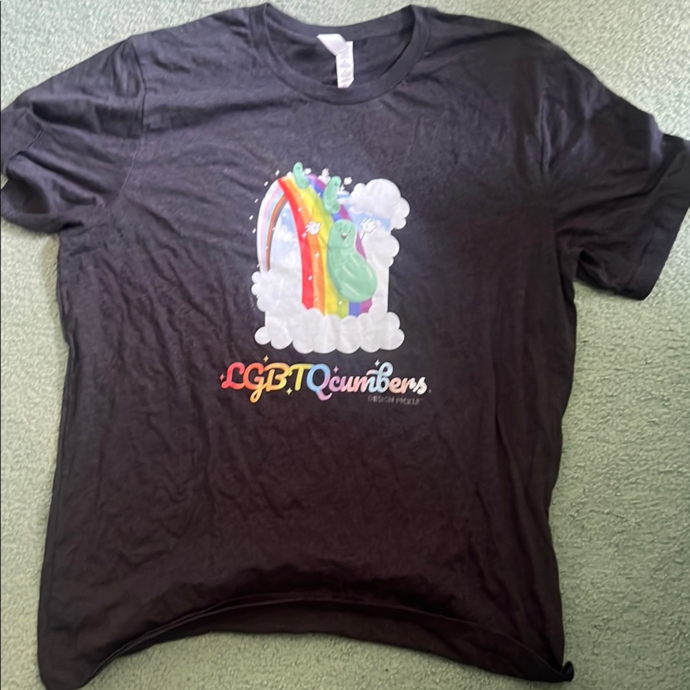 Black LGBTQumbers Graphic T-Shirt